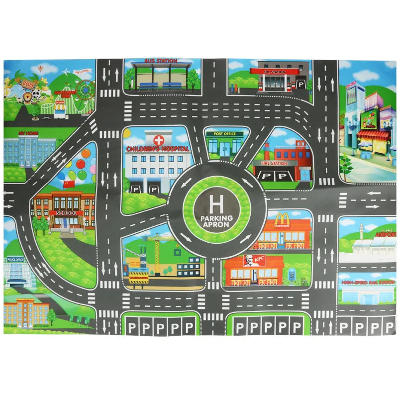 Road Mat for Children | Traffic Car Map | Babyplay 🚗🛣️