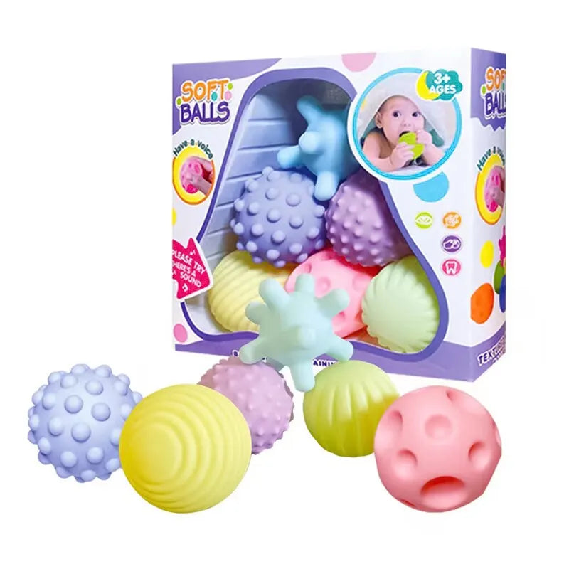 6 PCS Baby Rattle Sensory Balls | Babyplay 🎈👶