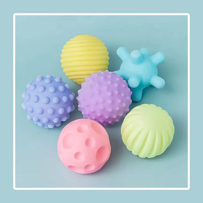 6 PCS Baby Rattle Sensory Balls | Babyplay 🎈👶