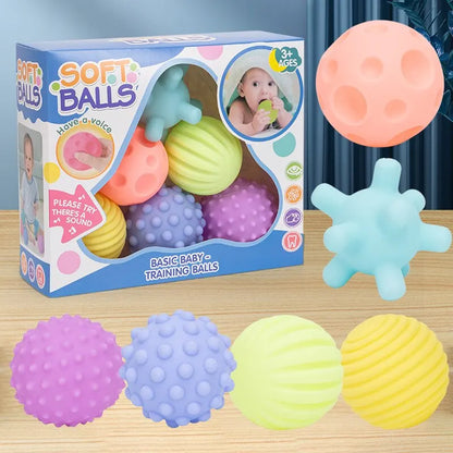 6 PCS Baby Rattle Sensory Balls | Babyplay 🎈👶